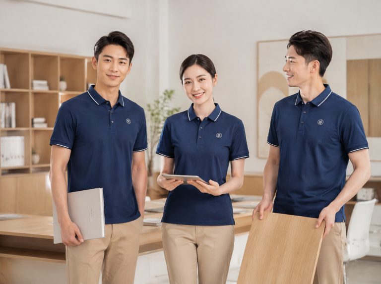 永定区企业工作服T恤POLO衫